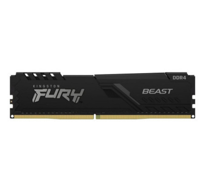 Модуль памяти для компьютера DDR4 16GB 3200 MHz Beast Black Kingston Fury (ex.HyperX) (KF432C16BB/16)