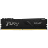 Модуль памяти для компьютера DDR4 16GB 3200 MHz Beast Black Kingston Fury (ex.HyperX) (KF432C16BB/16)