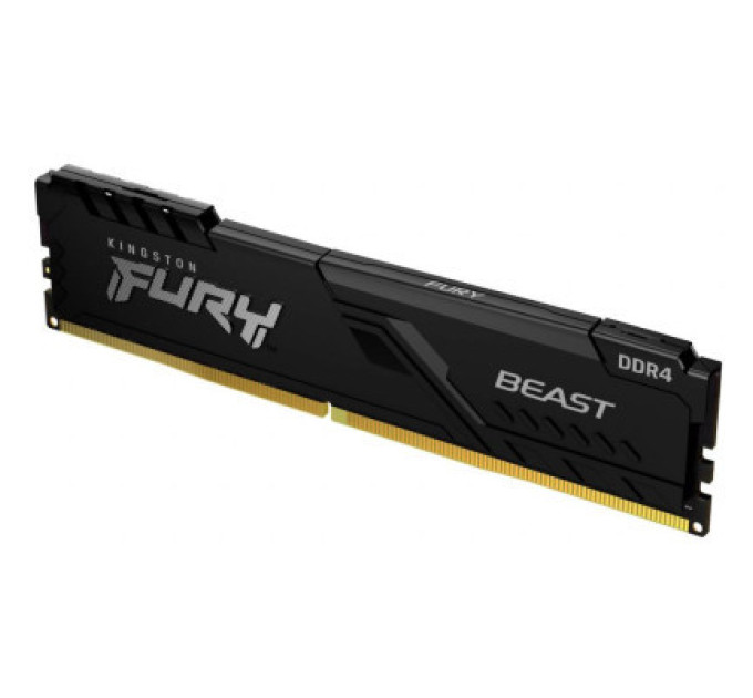 Модуль памяти для компьютера DDR4 16GB 3200 MHz Beast Black Kingston Fury (ex.HyperX) (KF432C16BB/16)