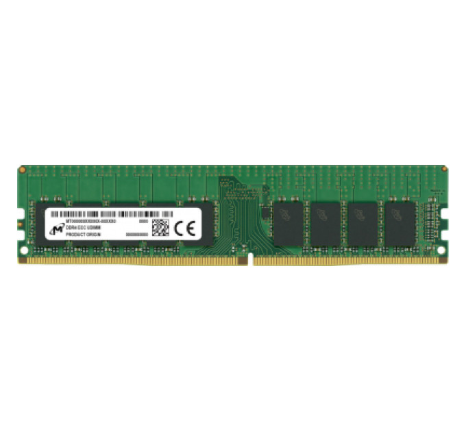 Модуль памяти для сервера DDR4 32GB ECC UDIMM 3200MHz 2Rx8 1.2V CL22 Micron (MTA18ASF4G72AZ-3G2B1)