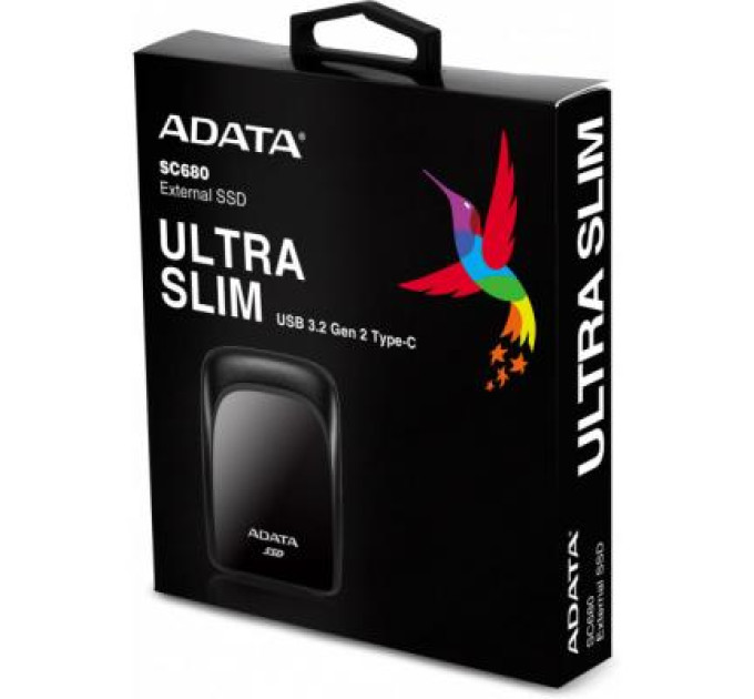 Накопитель SSD USB 3.2 240GB ADATA (ASC680-240GU32G2-CBK)