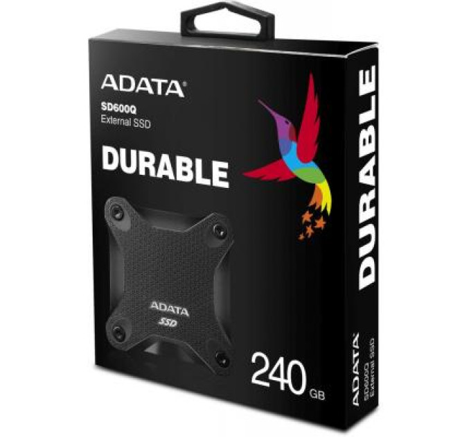 Накопитель SSD USB 3.2 240GB ADATA (ASD600Q-240GU31-CBK)