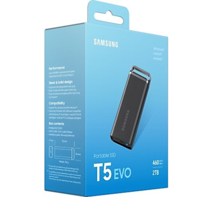 Накопитель SSD USB 3.2 2TB T5 Shield Samsung (MU-PH2T0S/EU)