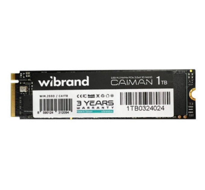 Накопитель SSD M.2 2280 1TB Caiman Wibrand (WIM.2SSD/CA1TB)