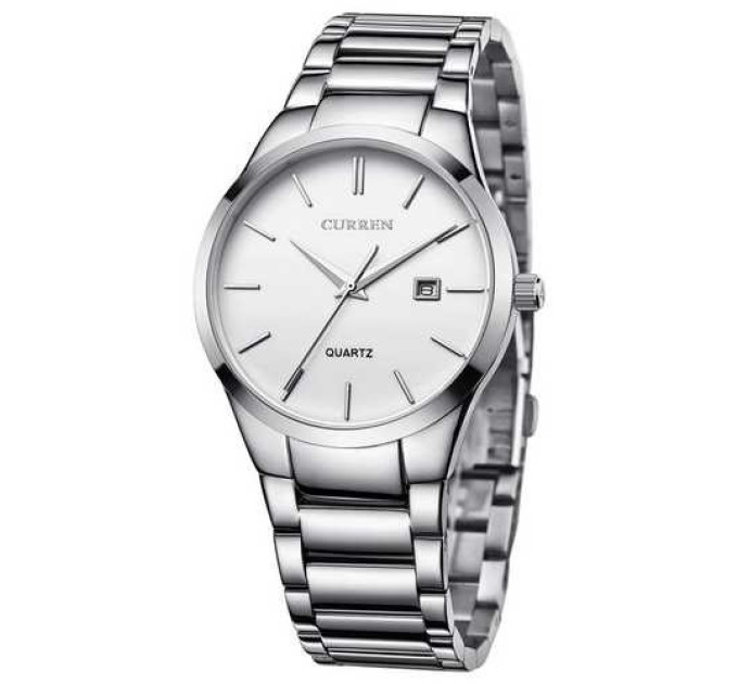 Curren 8106 Silver-White