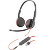 Наушники Poly BlackWire C3225 USB-A HS Stereo Black (80S11AA)