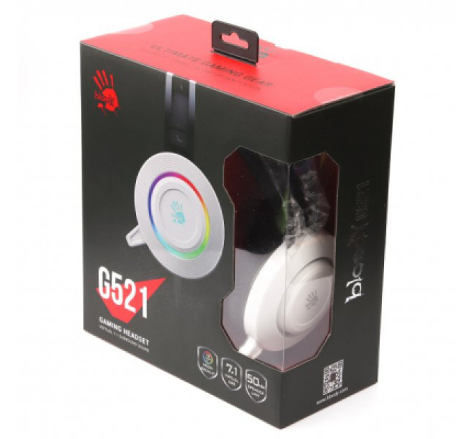 Наушники A4Tech Bloody G521 White