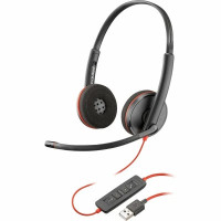 Наушники Poly BlackWire C3220 USB-A Bulk Stereo (77R32A6)