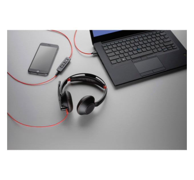 Наушники Poly BlackWire 5210 USB-A HS Mono Black (80R98AA)