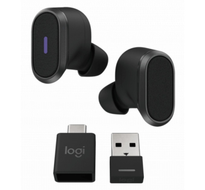 Наушники Logitech Zone True Wireless Graphite (985-001082)