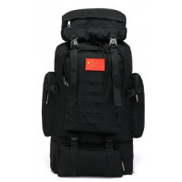 Рюкзак туристический xs1725-2 черный, 70 л