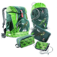 Школьный набор Deuter Набор 5 пр OneTwoSet Sneaker Bag 2018 forest dino (3880017 2018 (SET))