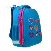 Портфель Yes H-12-1 Hearts turquoise (554490)