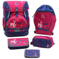 Школьный набор Deuter Набор 5 пр OneTwoSet Sneaker Bag 5018 magenta deer (3880017 5018 (SET))