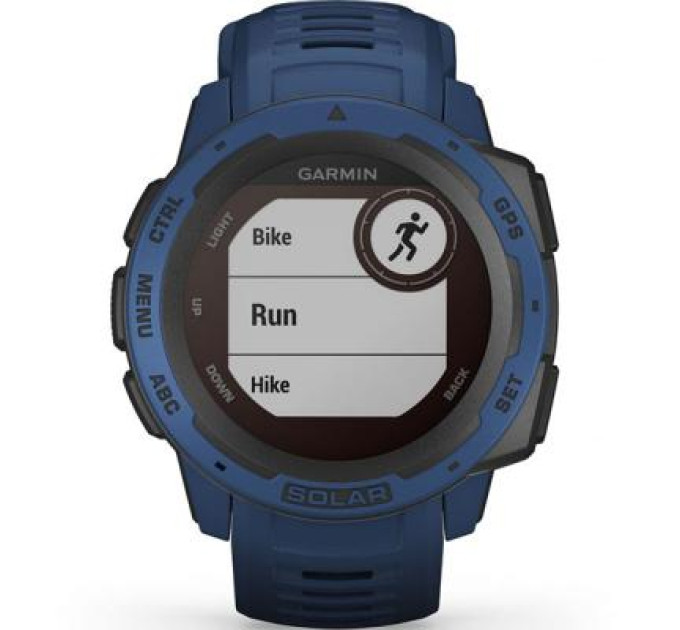 Смарт-часы Garmin Instinct Solar, Tidal Blue (010-02293-01)