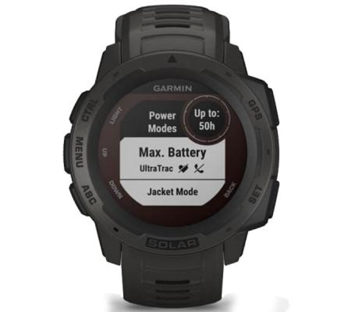 Смарт-часы Garmin Instinct Solar, Graphite (010-02293-00)