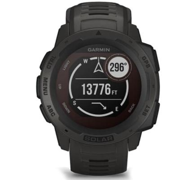 Смарт-часы Garmin Instinct Solar, Graphite (010-02293-00)