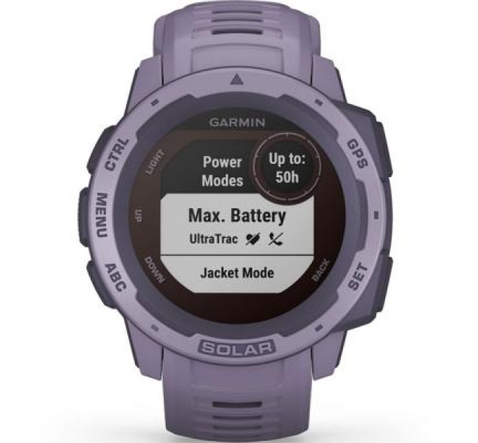 Смарт-часы Garmin Instinct Solar, Orchid (010-02293-02)