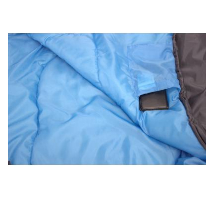 Спальный мешок High Peak Lite Pak 1200 +5C Anthra/Blue Left (928922)