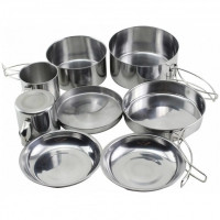 Набор туристической посуды Highlander Peak Weekender Cookware Kit Metallic (925854)