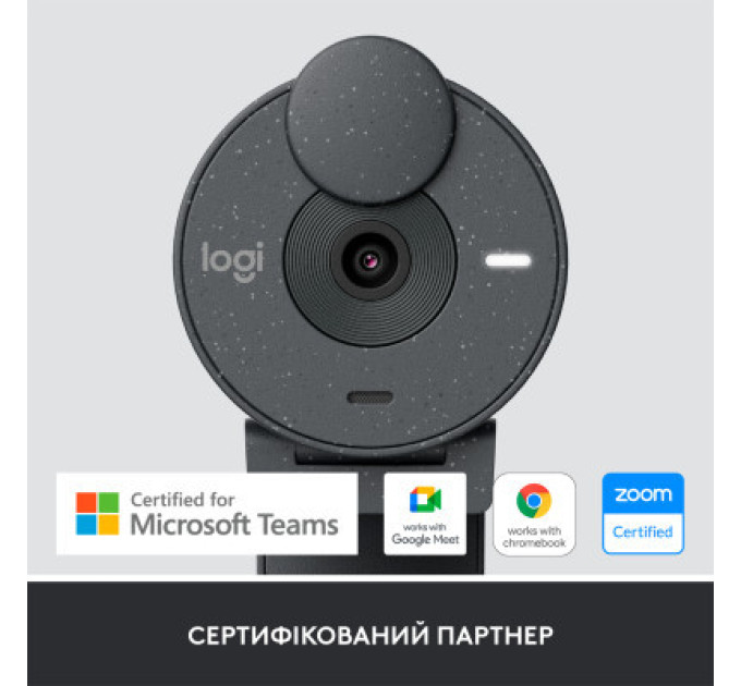 Веб-камера Logitech Brio 305 FHD for Business Graphite (960-001469)