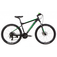 Велосипед Formula 26" F-1 DD рама-13" 2021 Black/Green (OPS-FR-26-511)