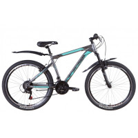 Велосипед Discovery 26" TREK Vbr рама-15" 2021 Graphite/Turquoise (OPS-DIS-26-383)