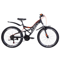 Велосипед Formula 26" ATLAS AM2 Vbr рама-17" 2021 Black/Orange (OPS-FR-26-453)