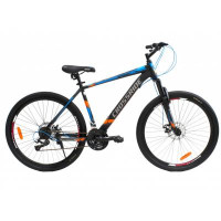 Велосипед Crossride Spider 27.5" рама-17" St Black/Blue (01961)